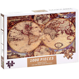 Puzzle antyczna stara MAPA...