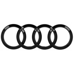Emblemat Tył Czarny Audi...