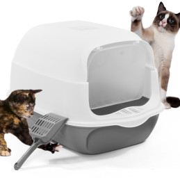 Zamknięta kuweta dla kota...